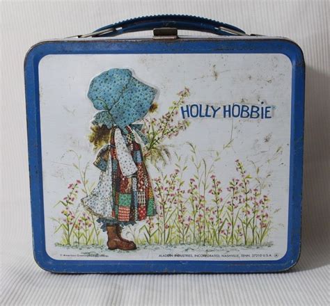 Vintage Holly Hobbie Metal Lunch box 1970's 